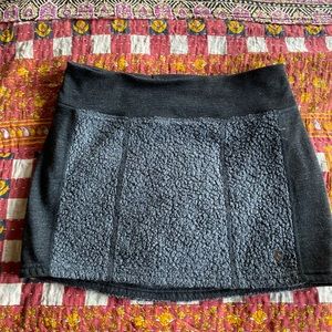 Warm fleece skirt. Great for cold days.